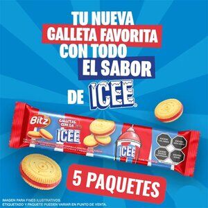 BITZ x ICEE Sandwich Cookies Limited Edition Cherry - 5 Snack Packs (10ct/Pack)